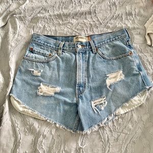 Vintage Distressed Levi Cuttoffs